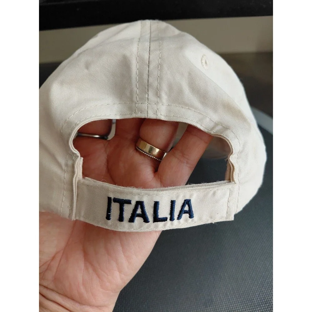 Pisa Hat Cap Beige Adjustable Italy